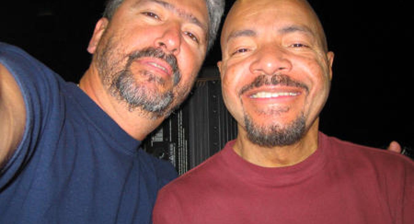 Luis with Chester Thompson