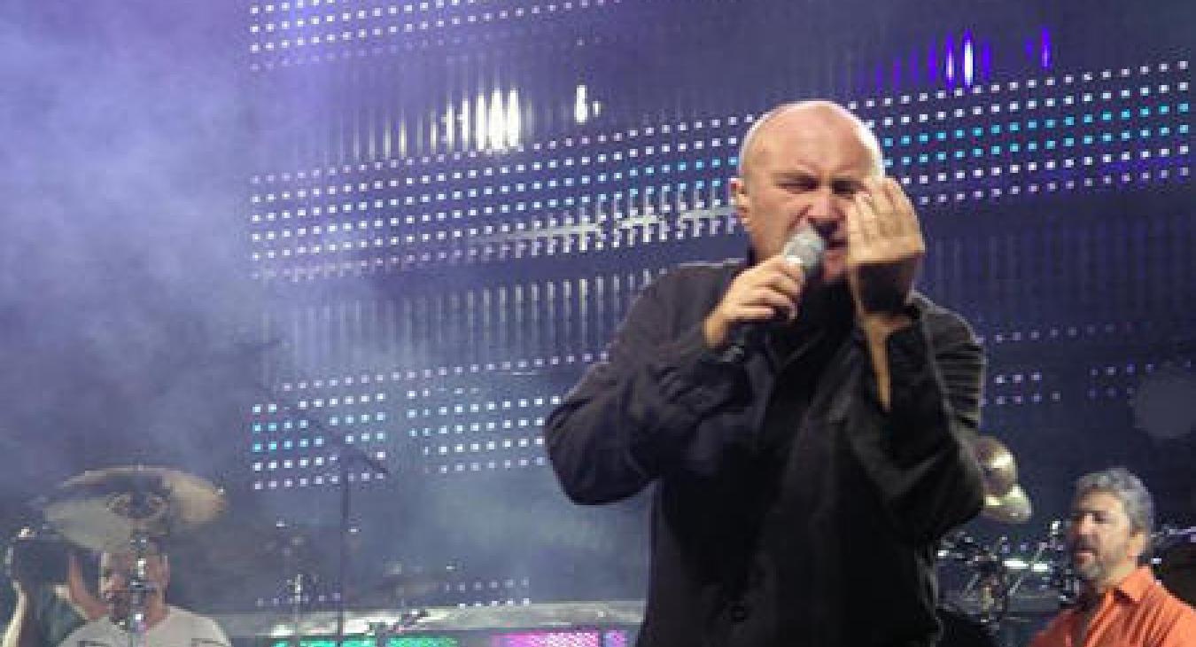 Luis with Phil Collins